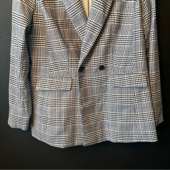 Talbots Blazer Cotton Blend Gray 4 Suits Academia Preppy
Plaid Blazer - Picture 3 of 11